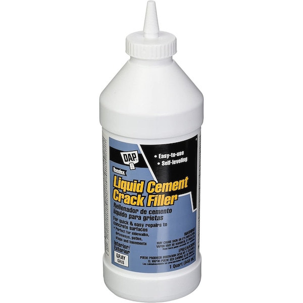 Dap-Liquid Cement Crack Filler-Quart Bottle